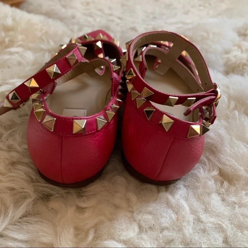 Valentino Rockstud Cage Flats